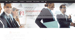 Desktop Screenshot of consorziotcn.it